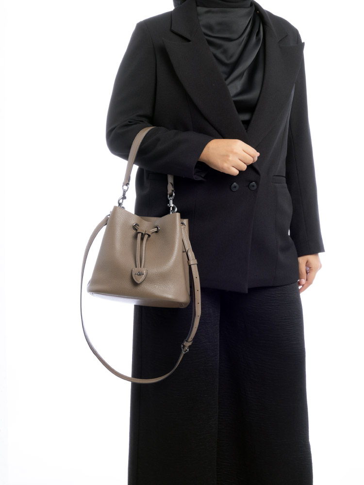 CBH06 Rowan Bucket Bag Dark Stone