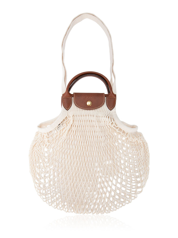 Le Pliage Filet Top Handle Ecru