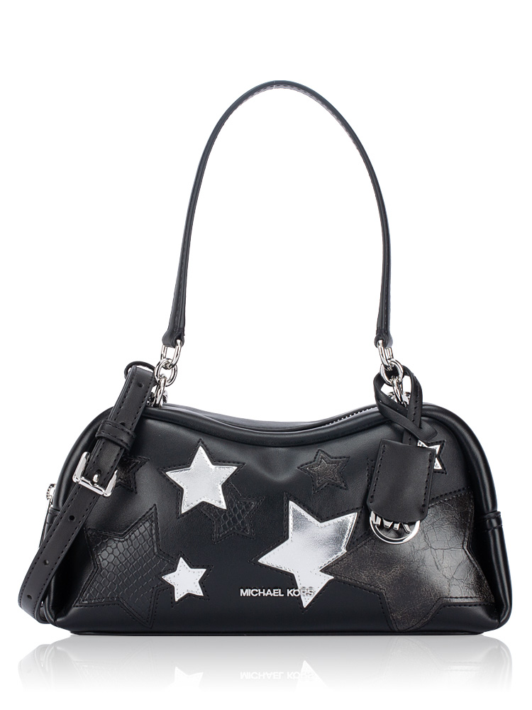 Cecily Embellished Small Shoulder Bag Black