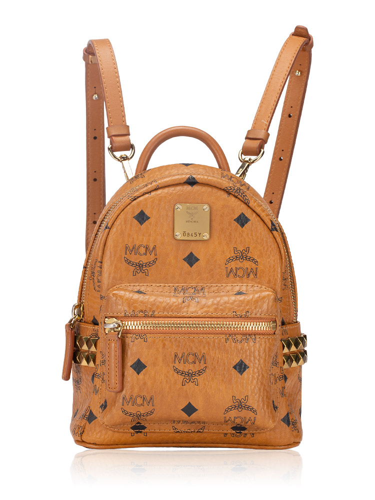 Visetos Side Stud Bebe Boo X-Mini Backpack Cognac