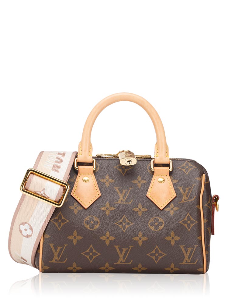 Monogram Speedy 20 Bandouliere Beige