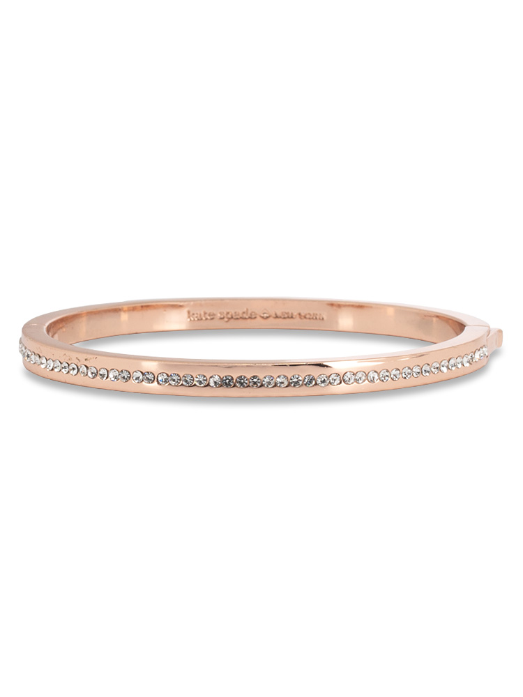 Ring It Up Pave Bangle Rose Gold