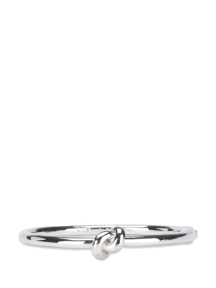 Sailor's Knot Hinge Bangle Silver