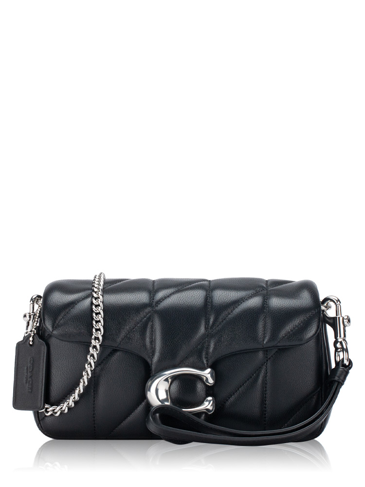 CP018 Tabby Pillow Quilting Crossbody Black