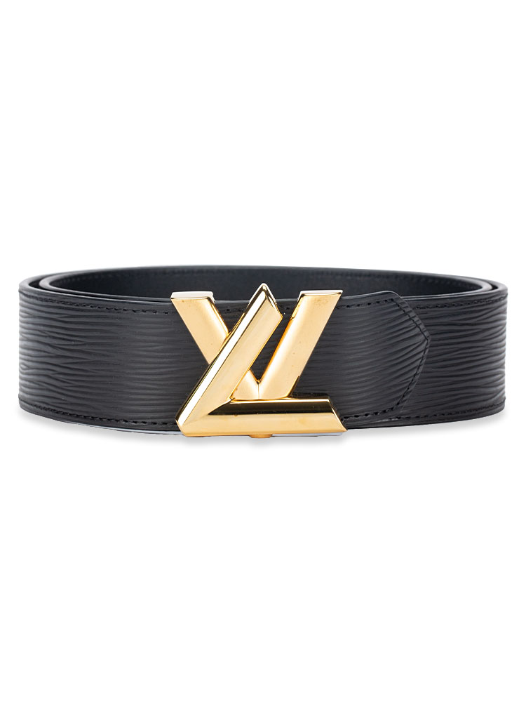 Epi 40mm LV Twist Belt Noir Sz 85