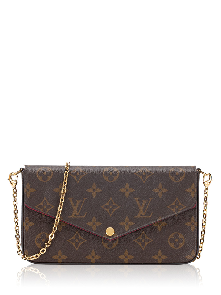 Monogram Pochette Felicie Fuchsia