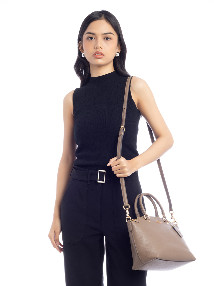 CCM70 Sadie Satchel Dark Stone