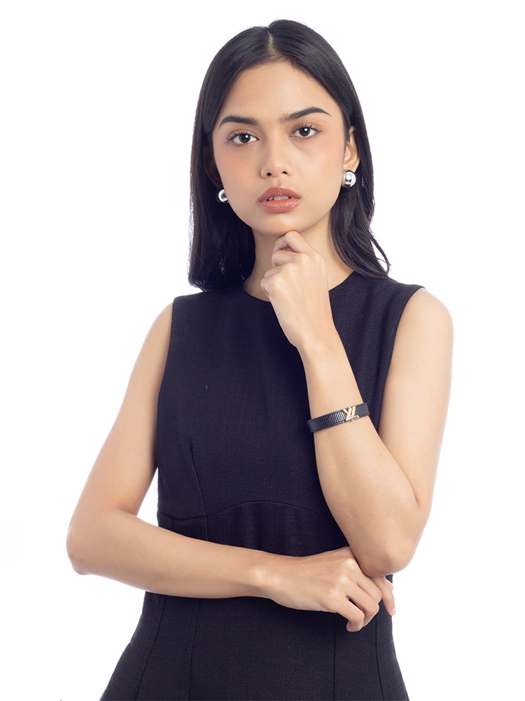 Epi Twist Bracelet Noir