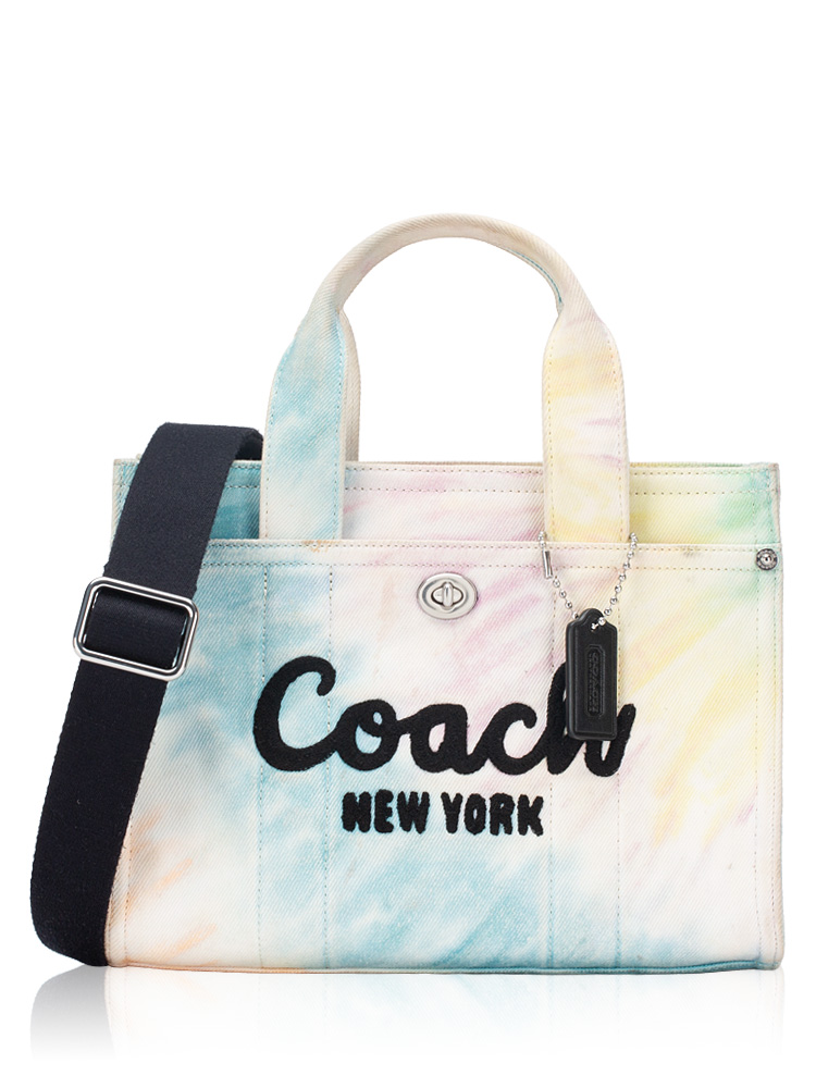 CU129 Rainbow Tie-Dye Cargo 26 Tote Light Multi