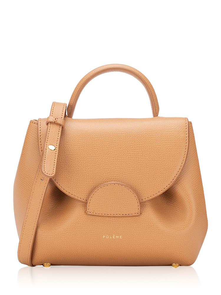 Textured Calfskin Numero Un Nano Tan