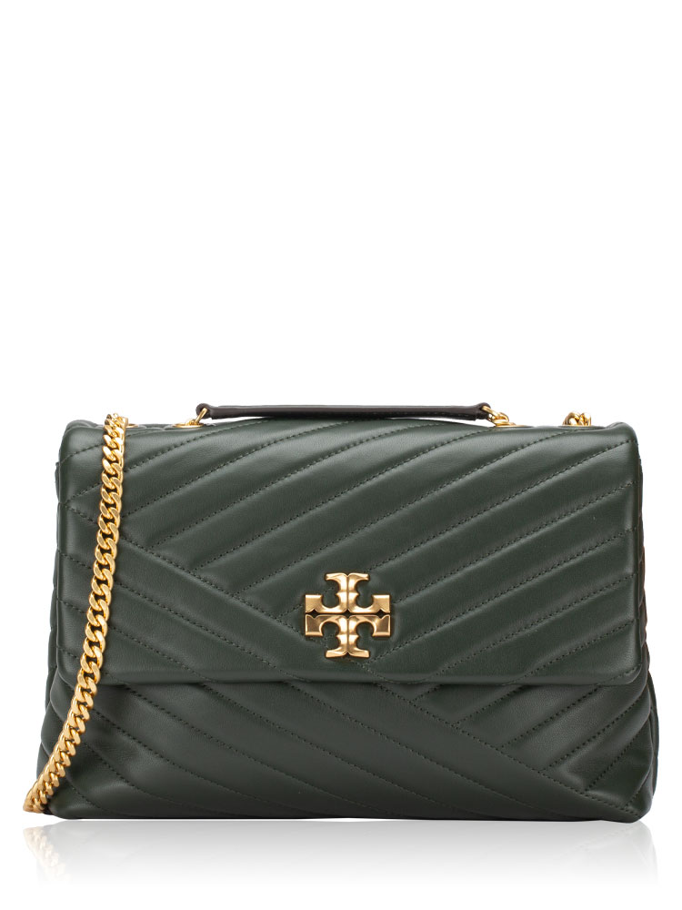 New Kira Chevron Convertible Shoulder Bag Sycamore