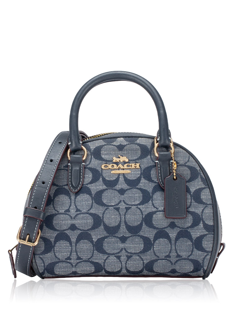 CH140 Signature Chambray Sydney Satchel Denim Multi