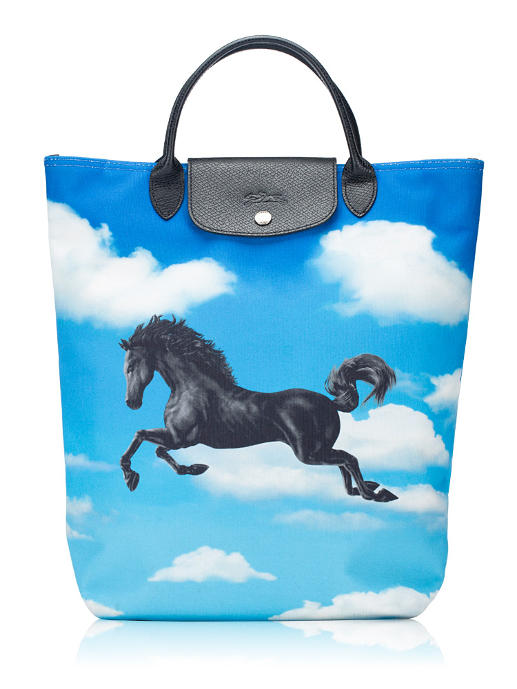 X Toiletpaper Le Pliage Medium Tote Bag Blue