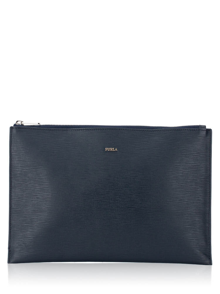 Fox Print Clutch Burgundy Multi