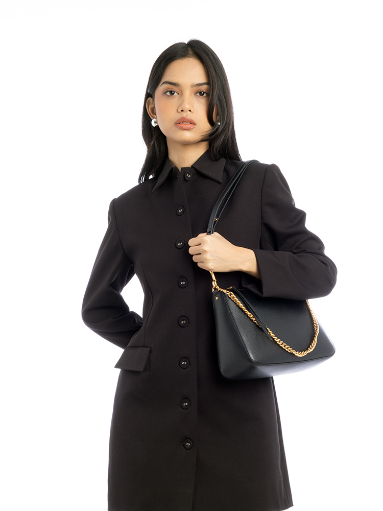 Perry Shoulder Bag Black