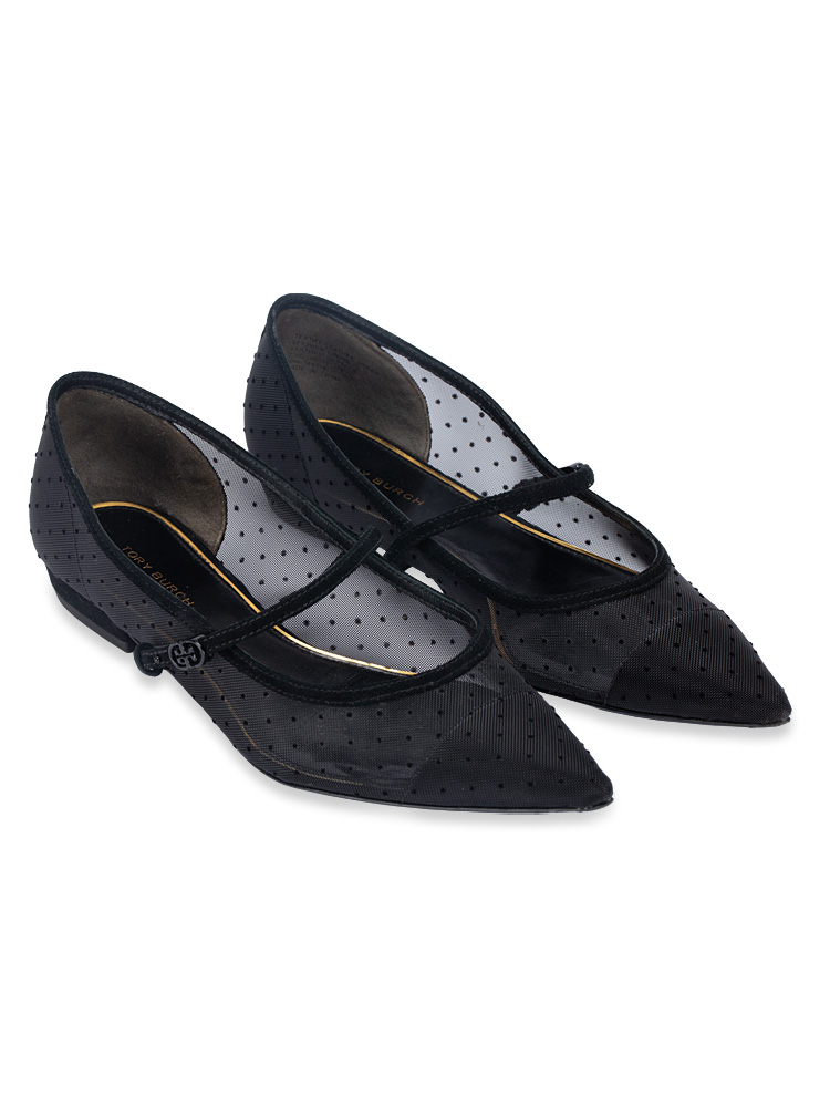 Double T Buckle Mary Jane Nero Sz 5.5