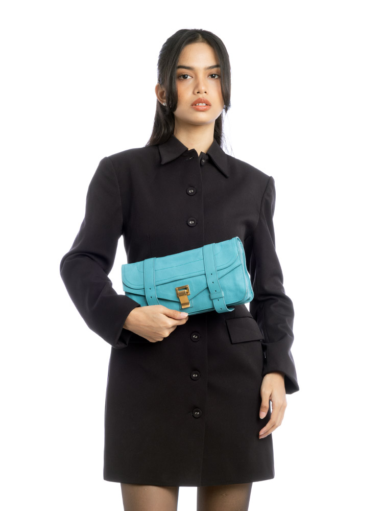 Lambskin PS1 Pochette Teal