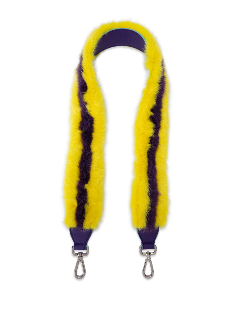 Mink Nappa Strap You Purple Yellow