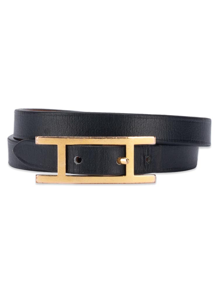 Swift Behapi Double Tour T2 Reversible Bracelet Black Gold