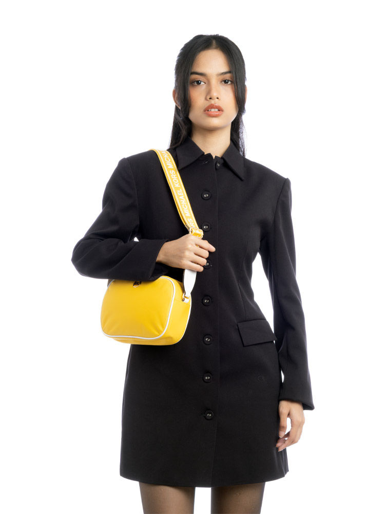 Jet Set Nylon Medium Camera Bag Daisy Yellow