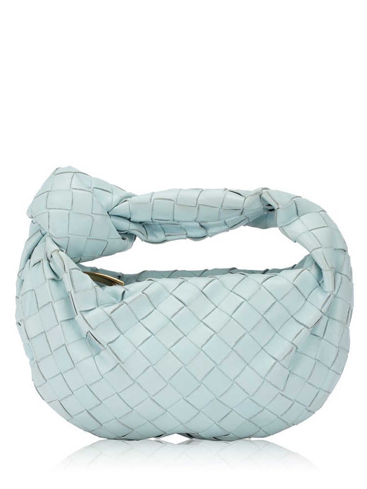 Nappa Intrecciato Mini Jodie Teal Washed