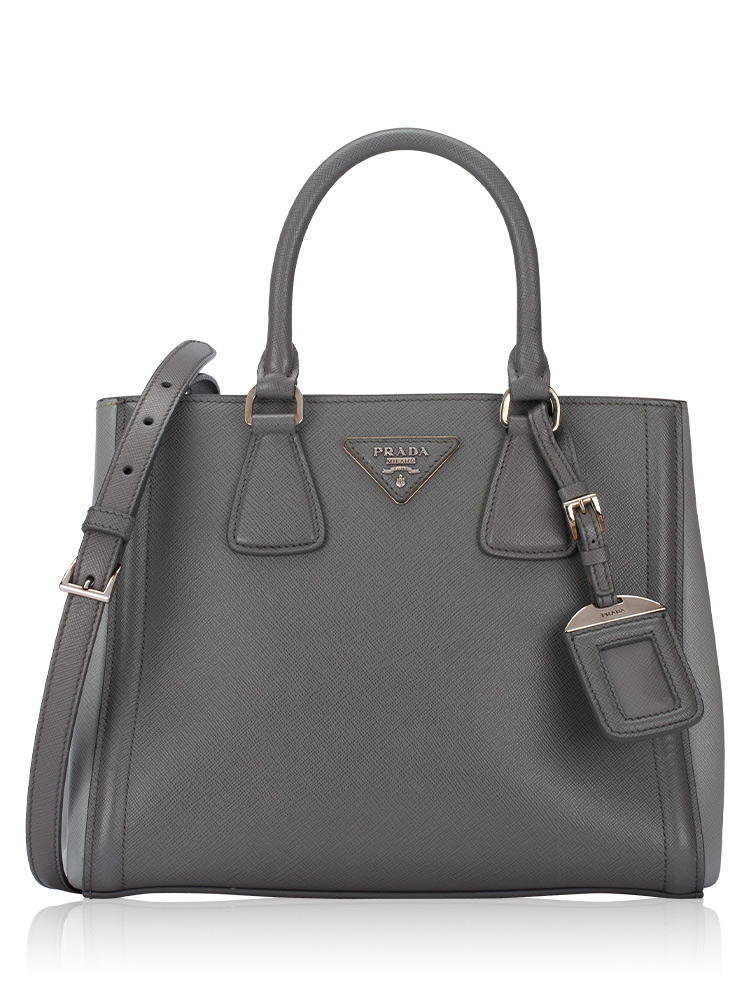 BN2608 Saffiano Lux 2 Way Bag Marmo Nube