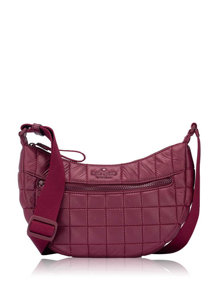 Camden Quilted Sling Bag Blackberry