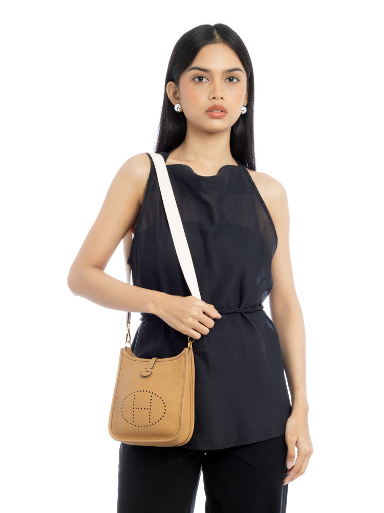 Taurillon Clemence Mini Evelyne 16 TPM Biscuit Nata