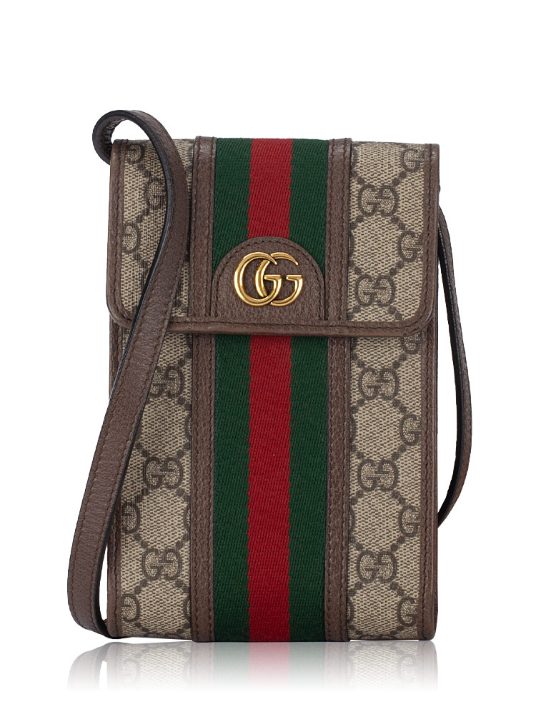 GG Supreme Web Ophidia Mini Crossbody Beige New Acero