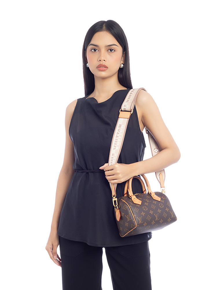 Monogram Speedy 20 Bandouliere Beige