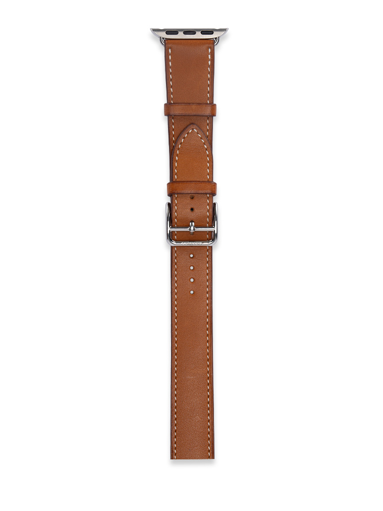 Barenia Double Tour 40mm Apple iWatch Strap Fauve