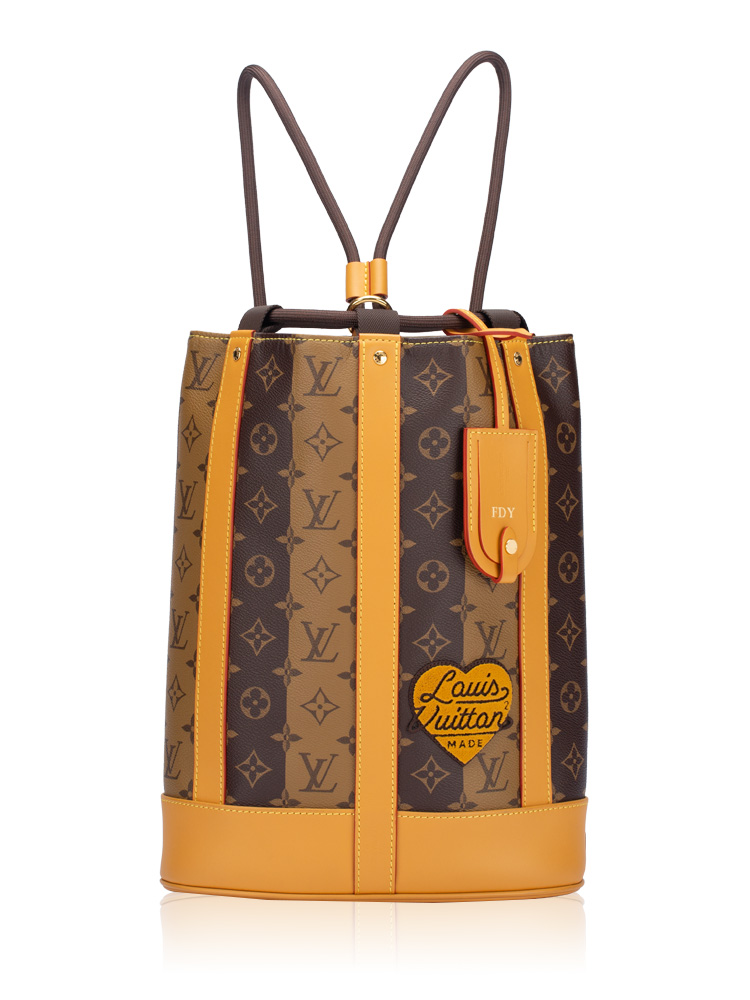 X NIGO Monogram Reverse Stripes Randonee Messenger