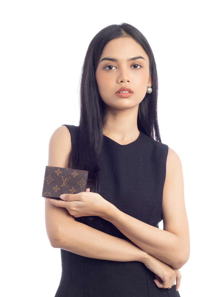 Monogram Envelope Card Wallet