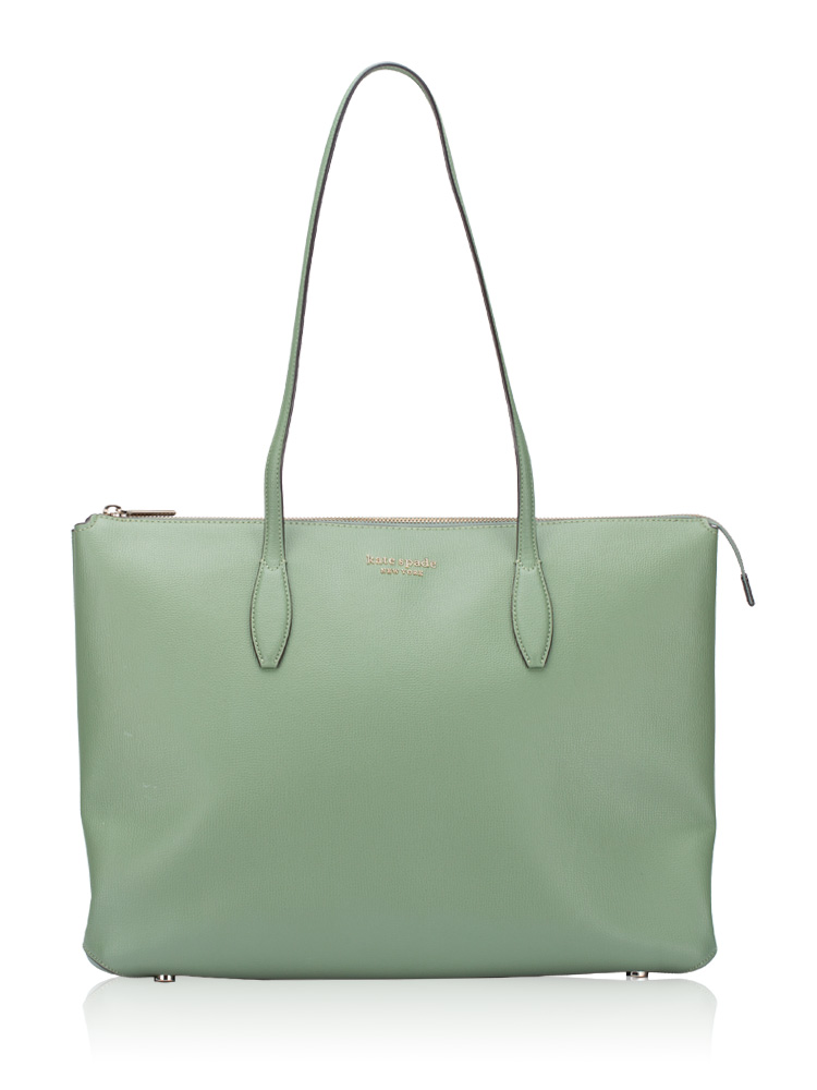 All Day Large Zip Top Tote Cedar Green