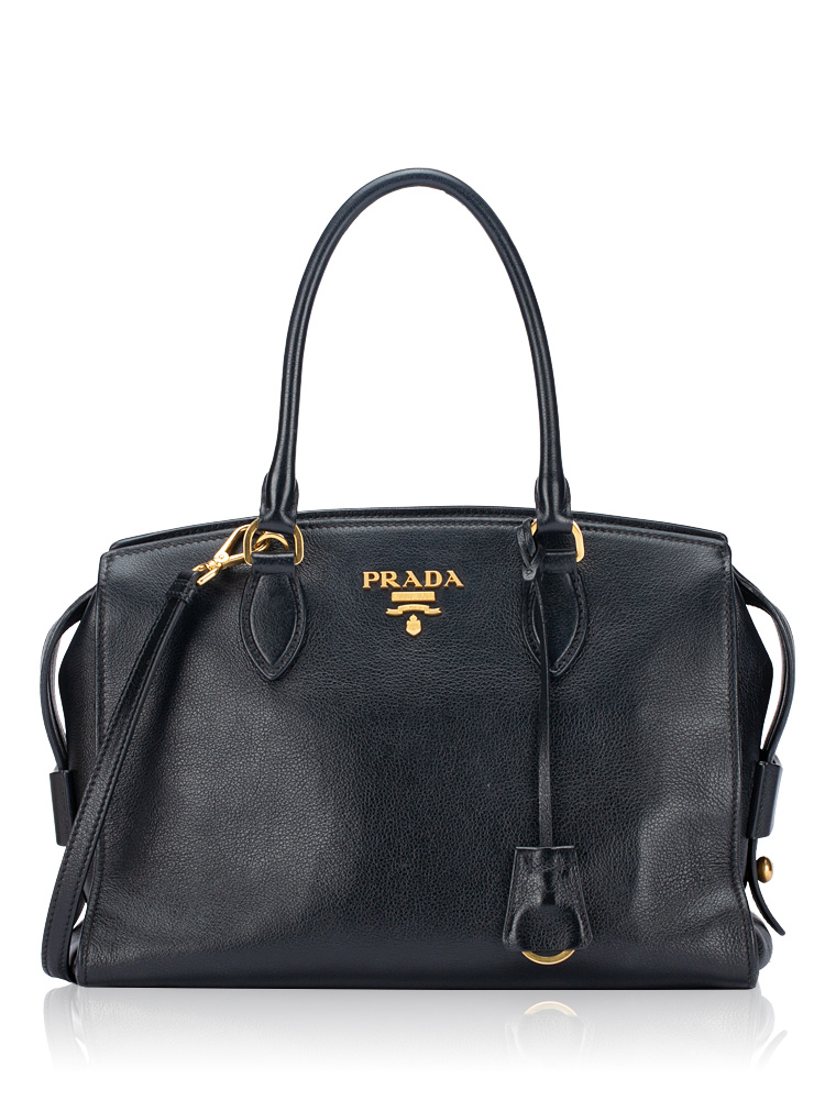 Glace Calf Satchel Nero