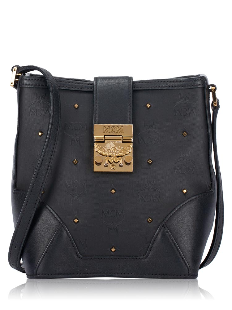 Vintage Claudia Studded Mini Crossbody Black