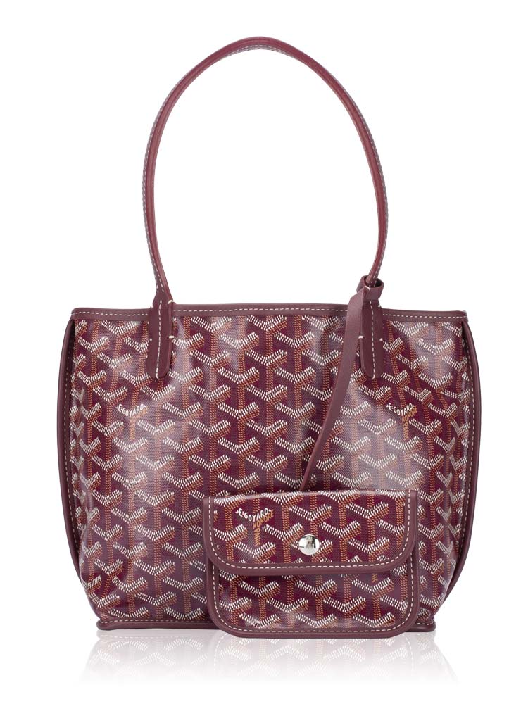 Goyardine Reversible Mini Anjou Bordeaux