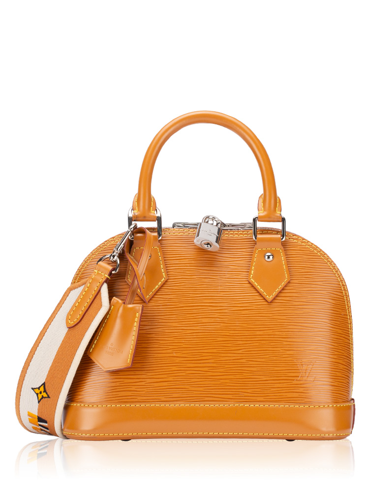 Epi Alma BB with Jacquard Strap Gold Miel