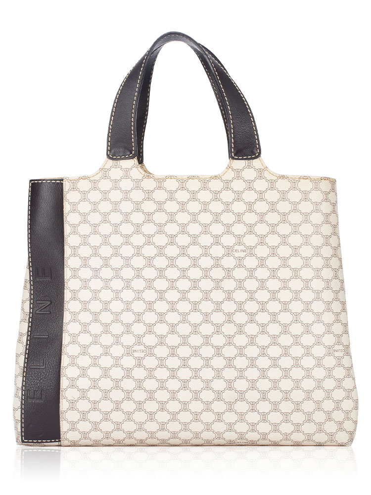 Vintage Macadam Tote White