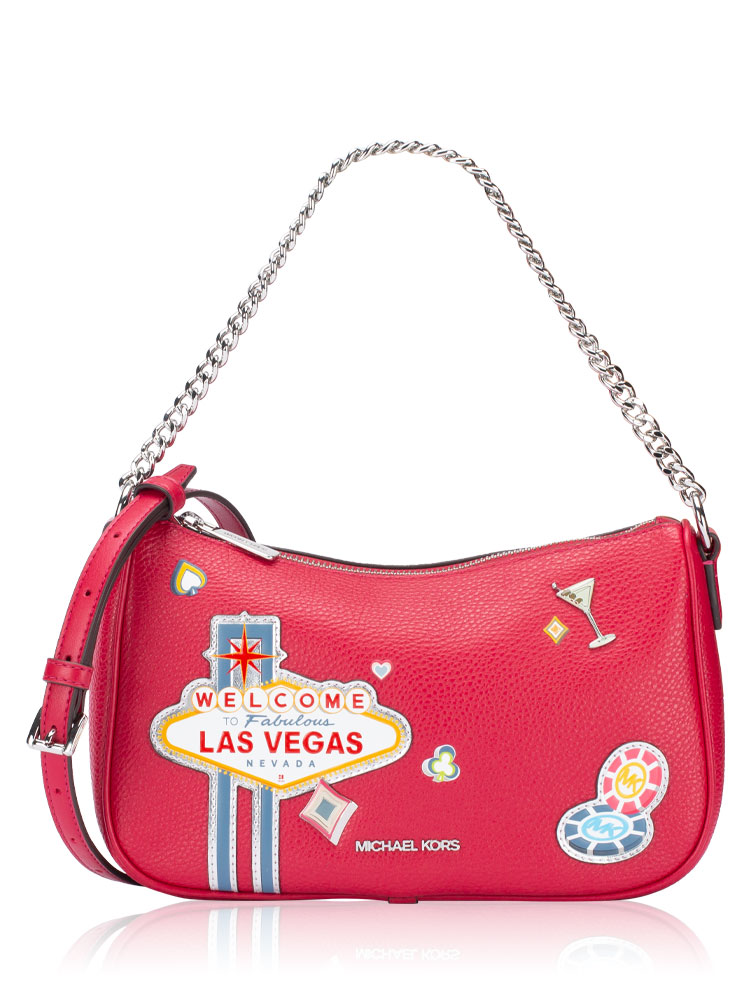 Carmela Embellished Medium Crossbody Dark Raspberry