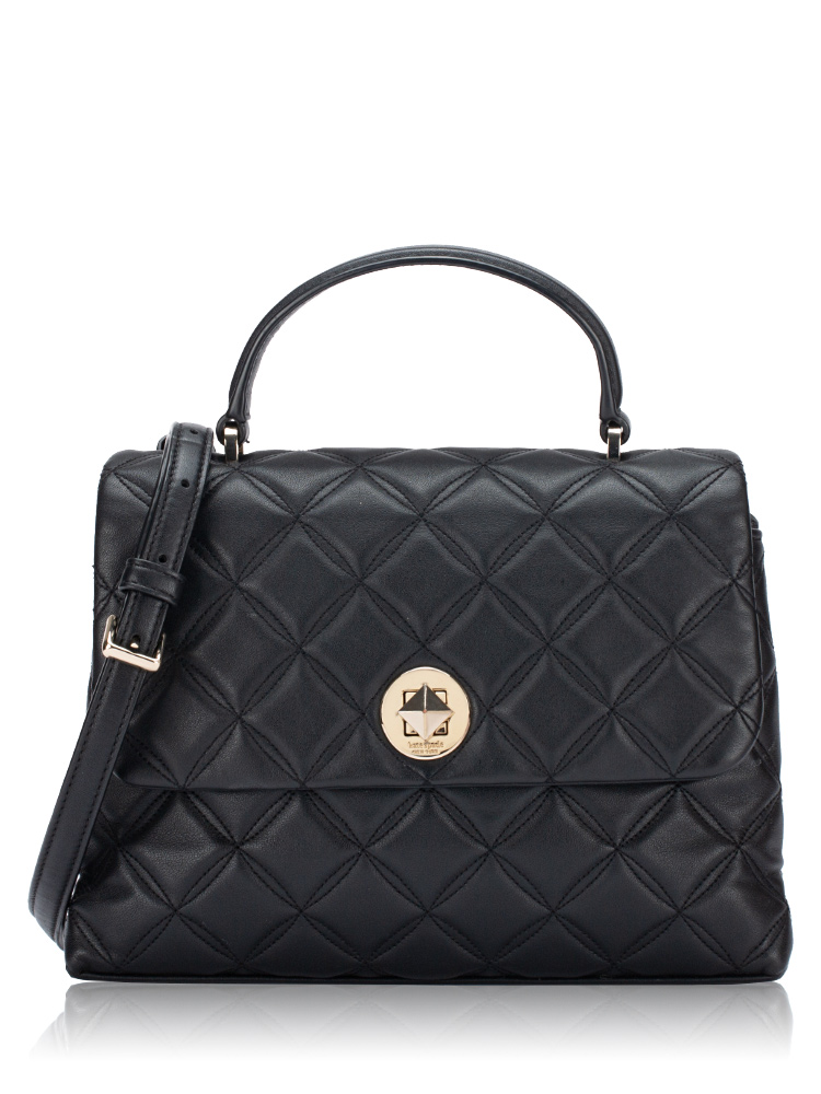 Natalia Top Handle Satchel Black