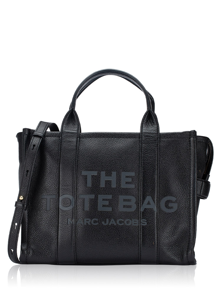 H004L01PF21 The Leather Medium Tote Black