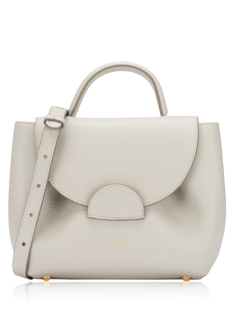 Textured Calfskin Numero Un Nano Chalk