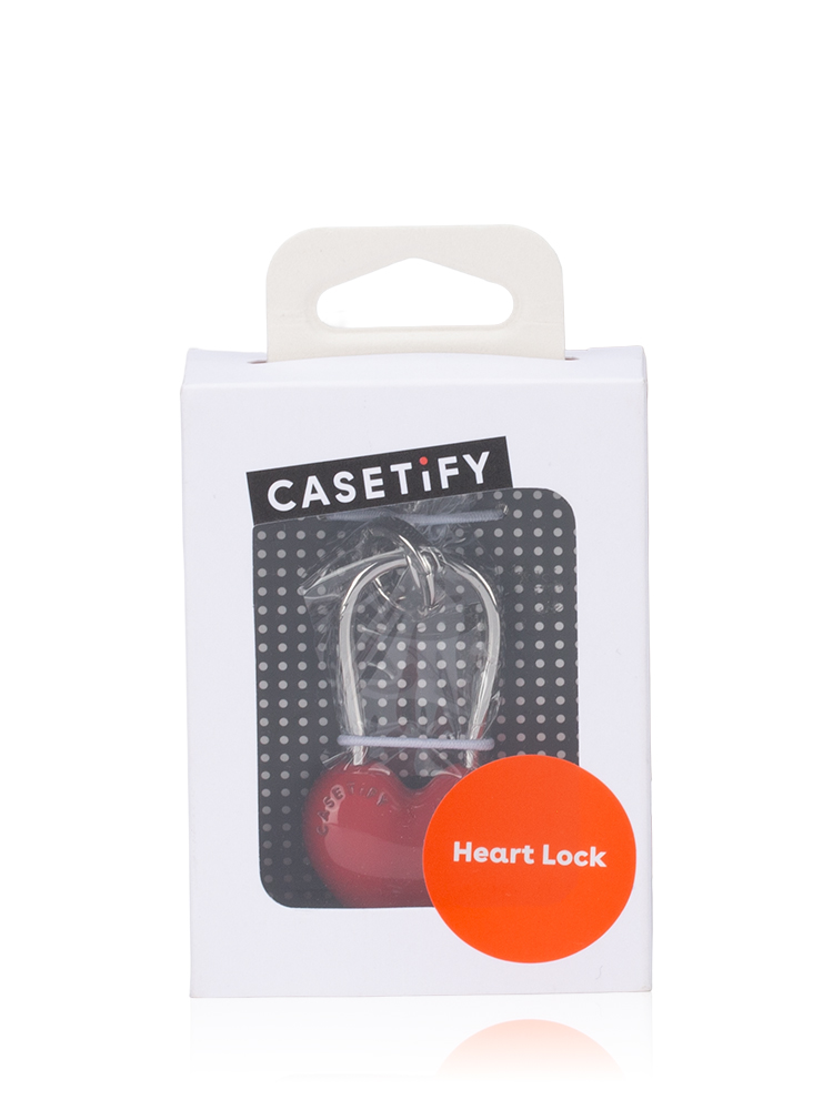 x G-DRAGON Heart Lock Bag Charm