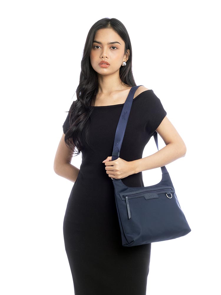 Le Pliage Neo Flat Crossbody Navy