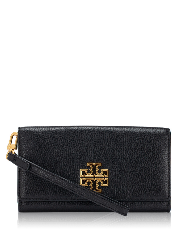 Britten Leather Wrist Pouch Black
