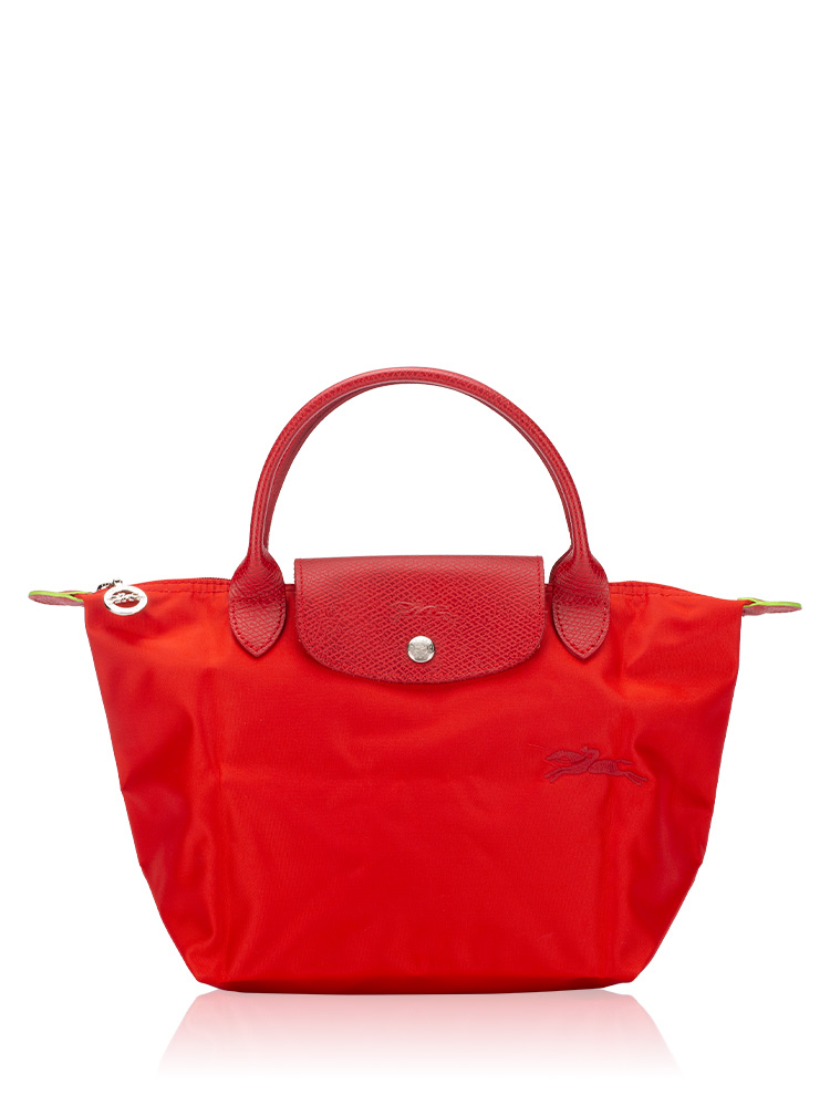 Le Pliage Green Small SH Tomato Red
