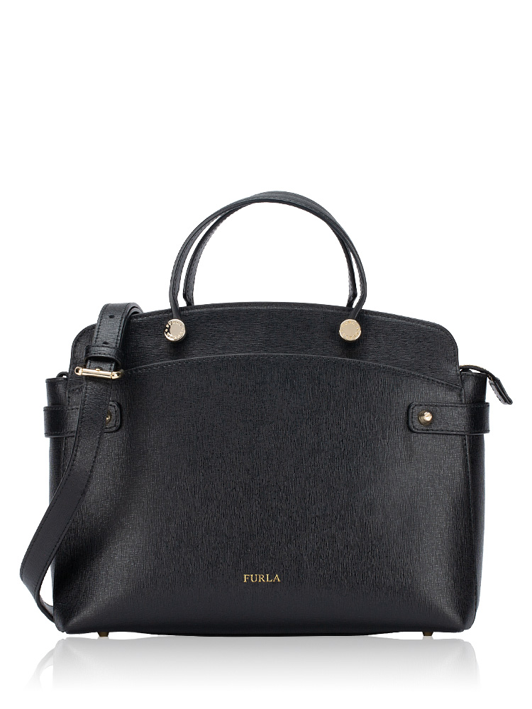 Agata Medium Satchel Onyx