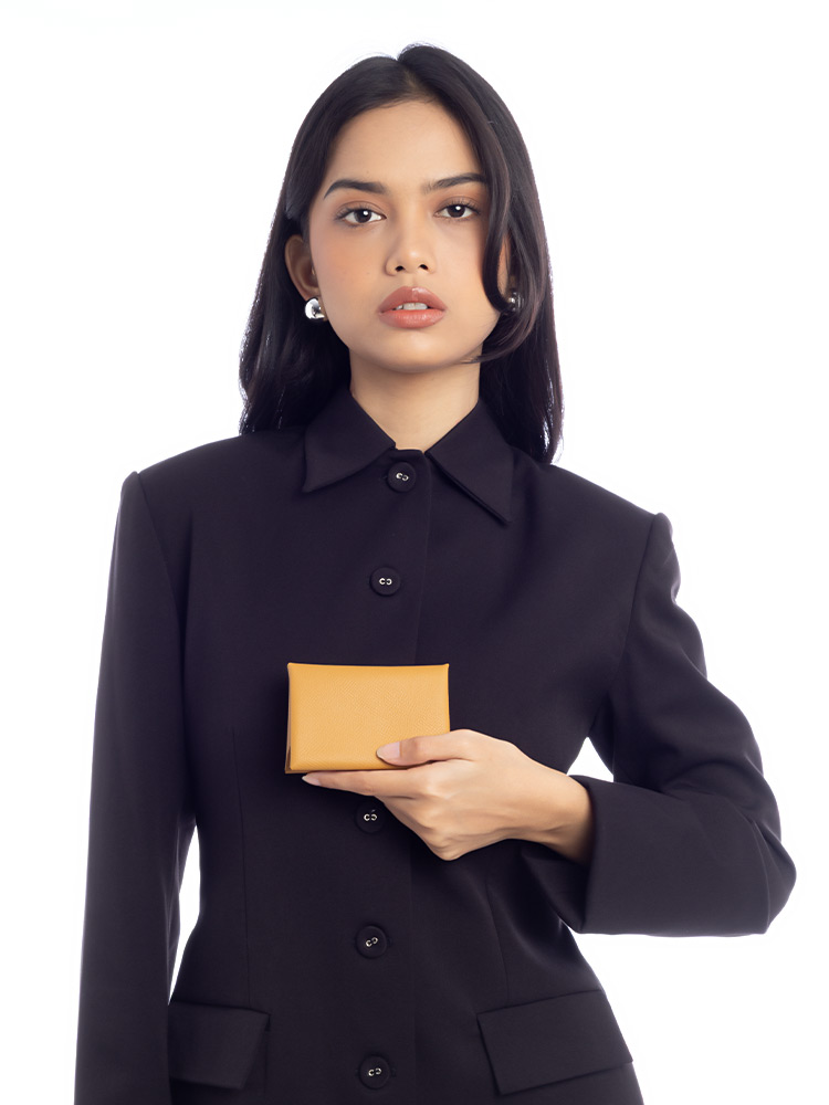 Epsom Calvi Duo Card Case Sesame