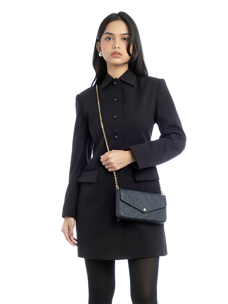 Monogram Empreinte Pochette Felicie Noir